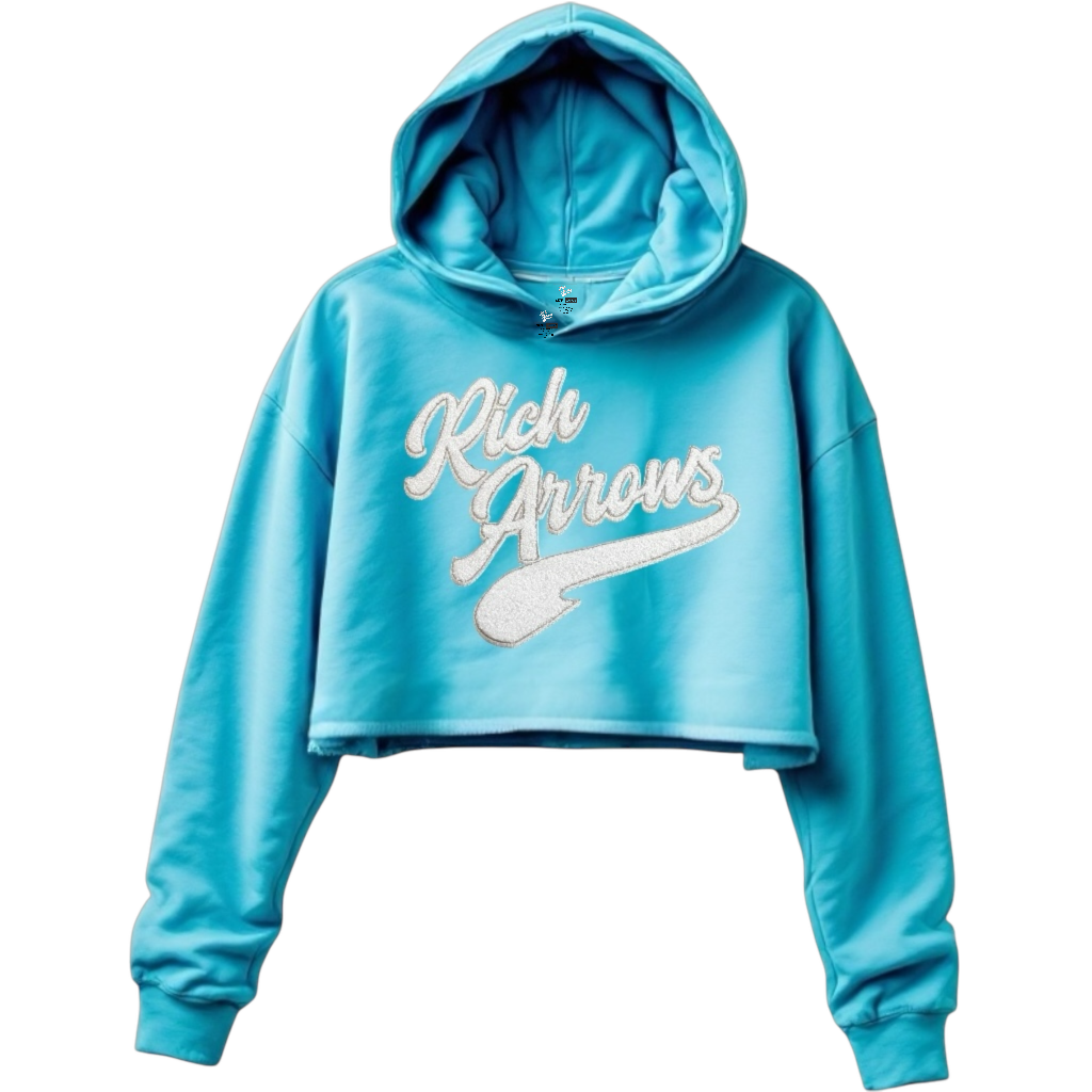RICH ARROWS FEMALE CROP TOP HOODIES