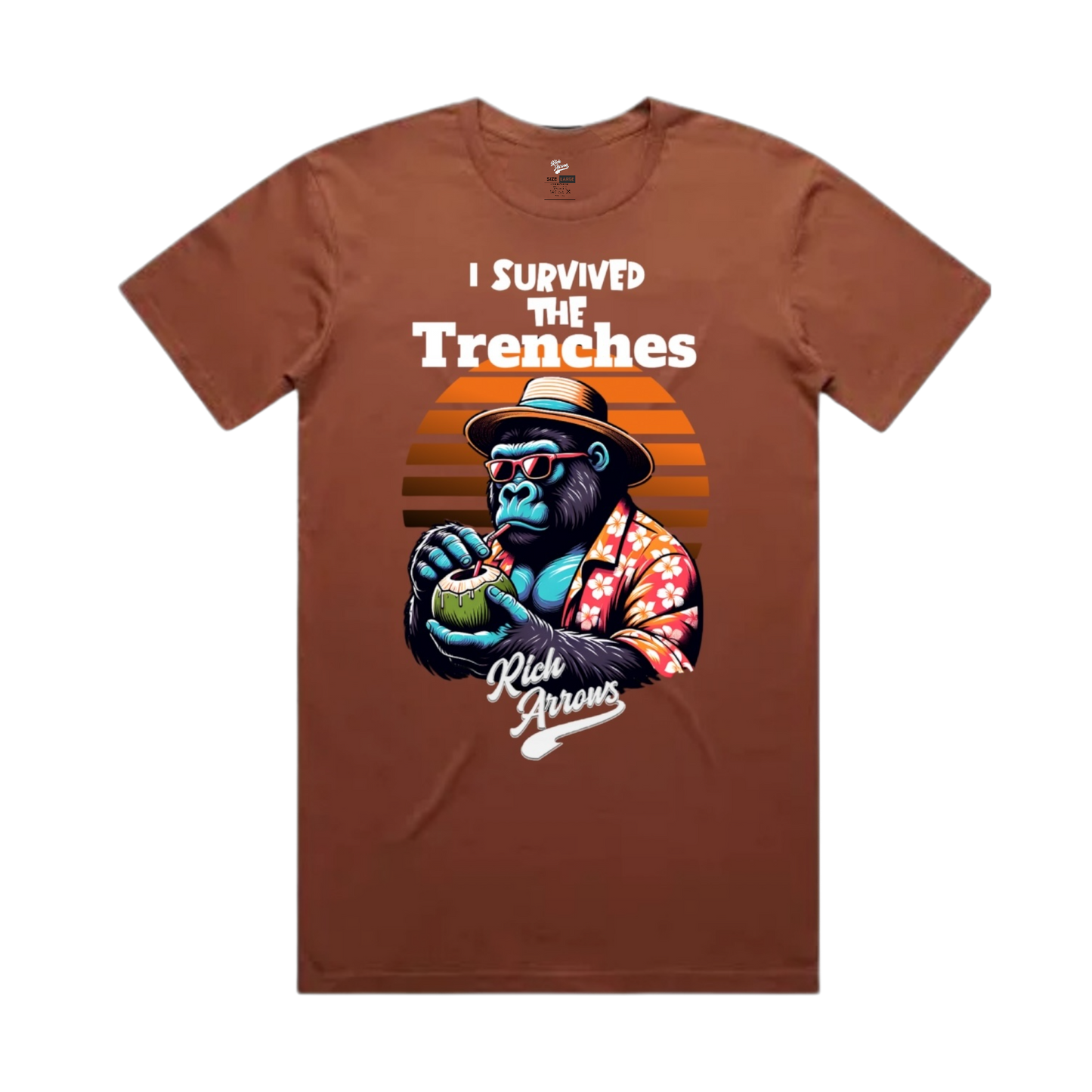 Rich Arrows I Survived The Trenches T Shirt