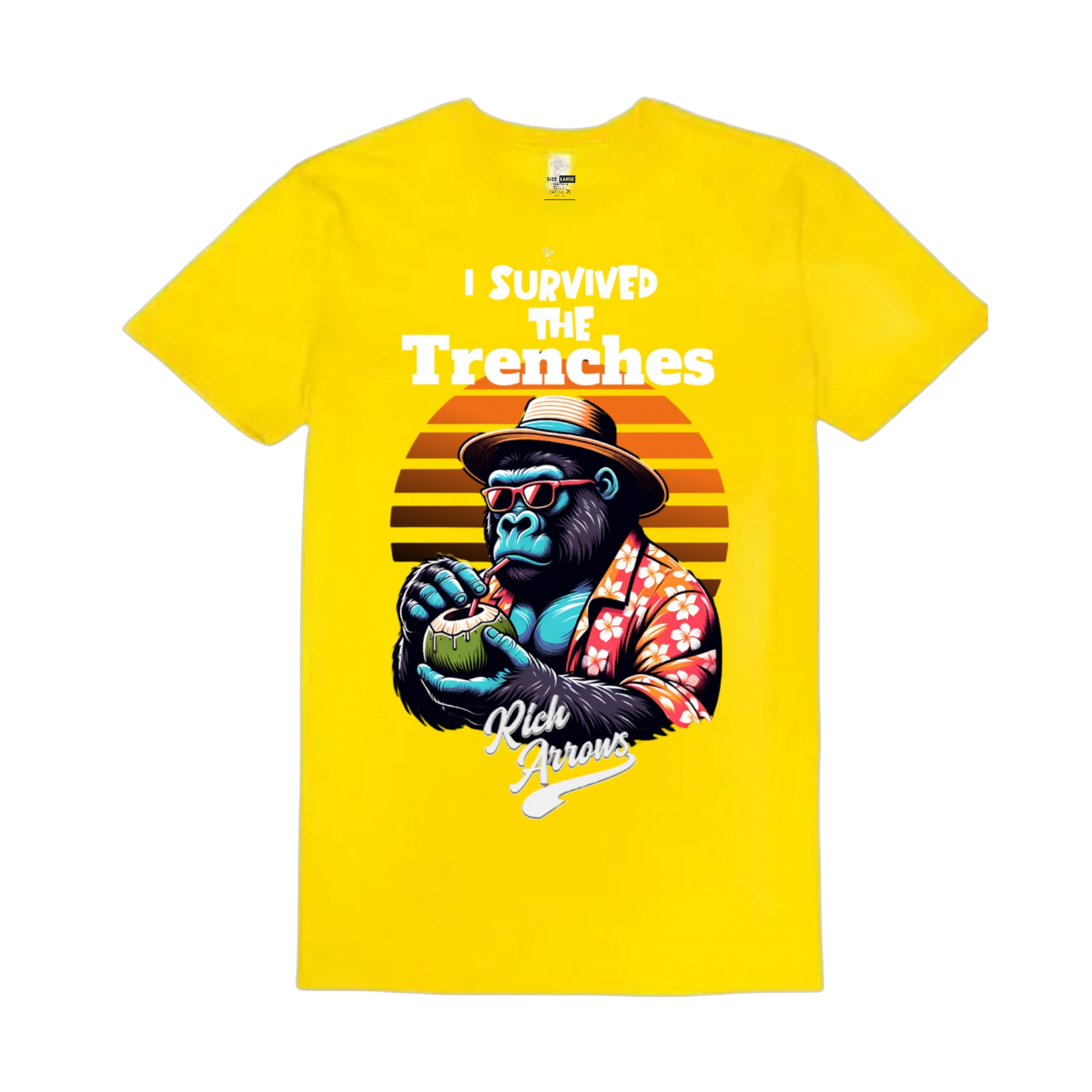 Rich Arrows I Survived The Trenches T Shirt